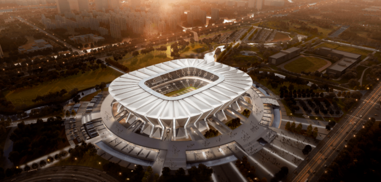 PTFE membrane material in sports venues